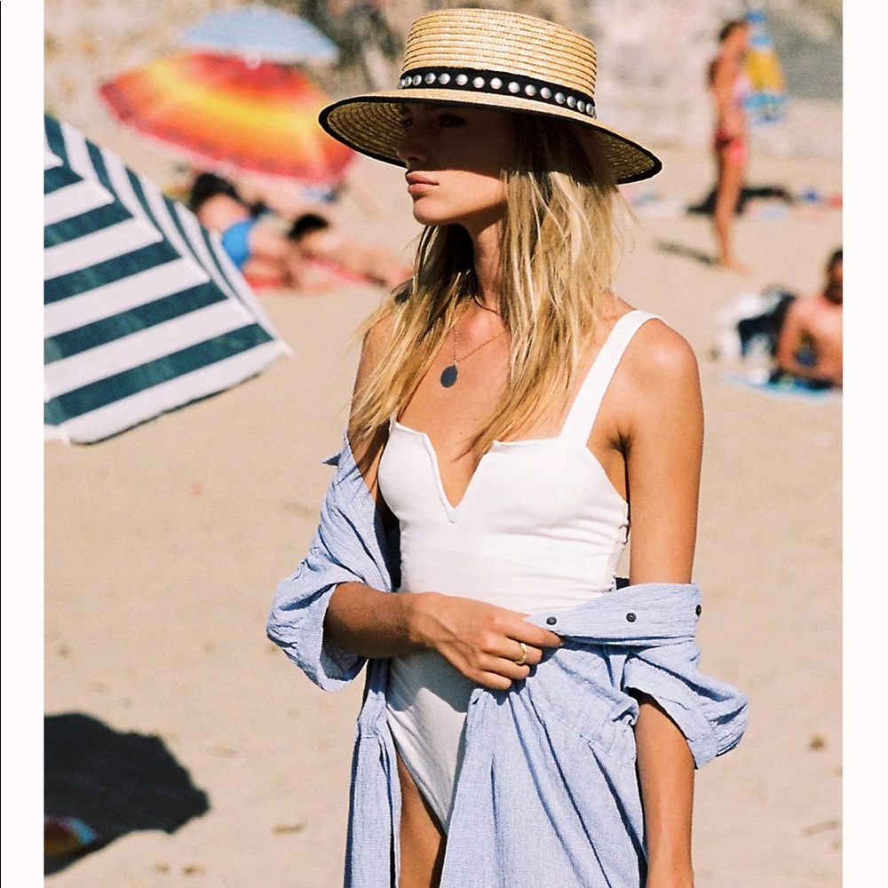 Free People Pippa V-Wire Bodysuit